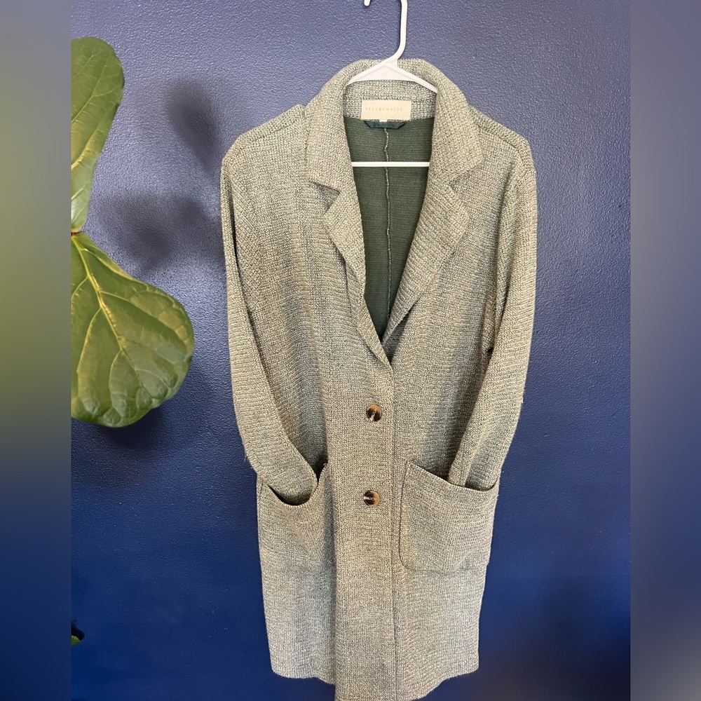 Anthropologie coat by French Mauve